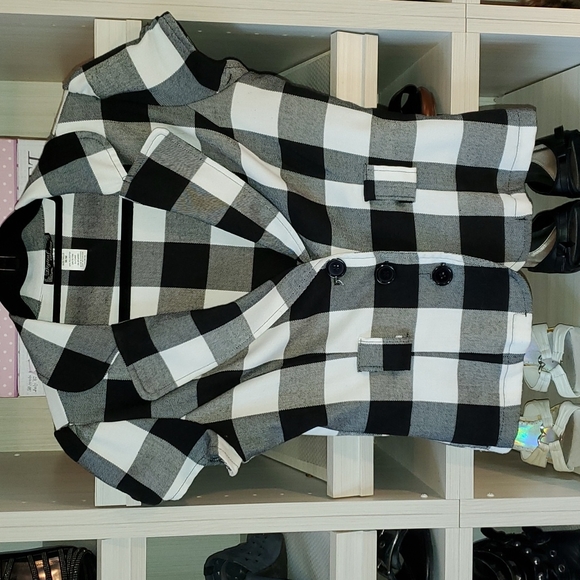 Black & White checkered blouse - Picture 4 of 5